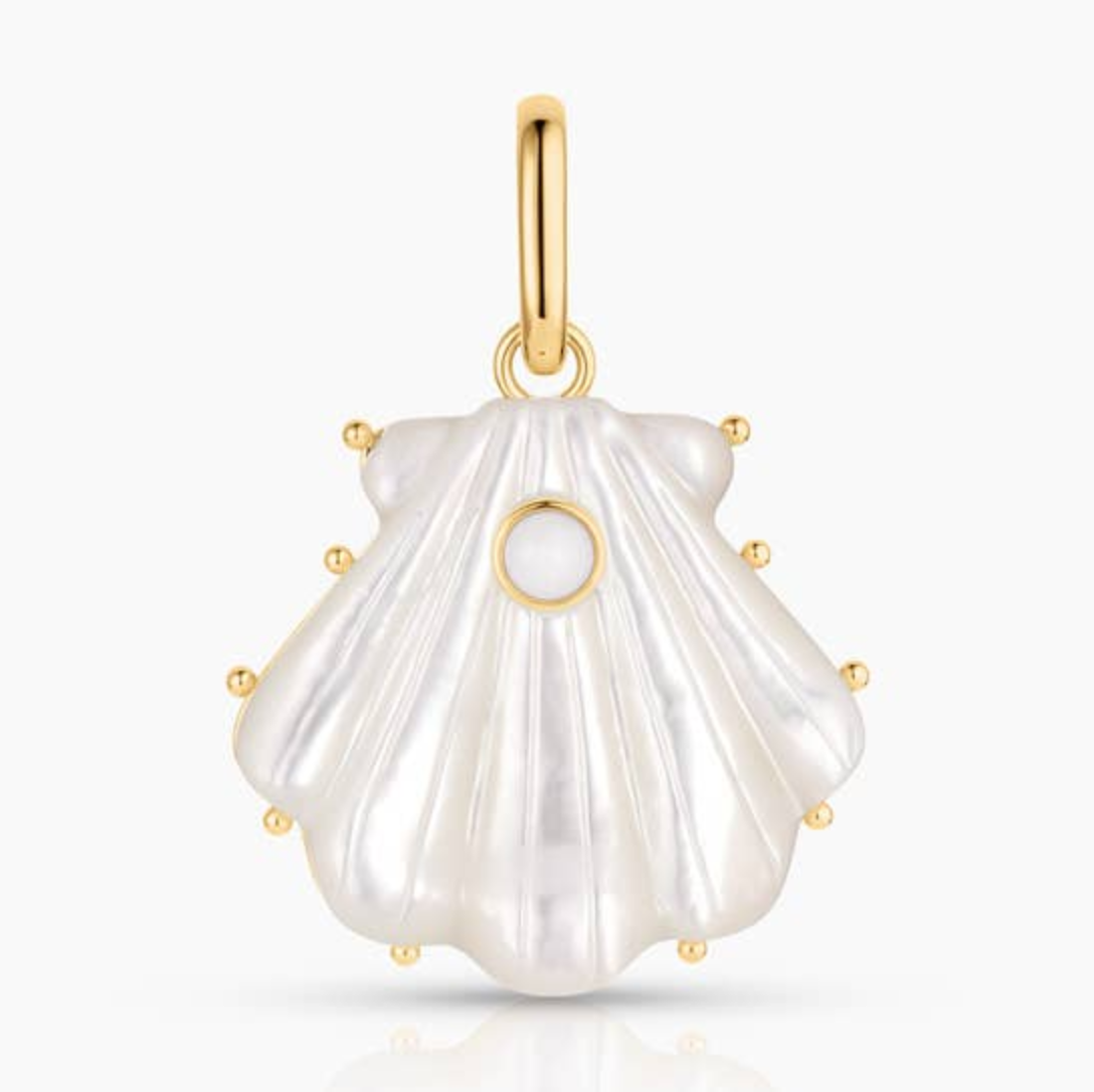 Marea MOP Shell Clip Charm