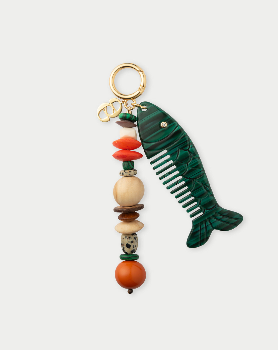 Trout Comb Bag Charm