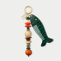 Trout Comb Bag Charm