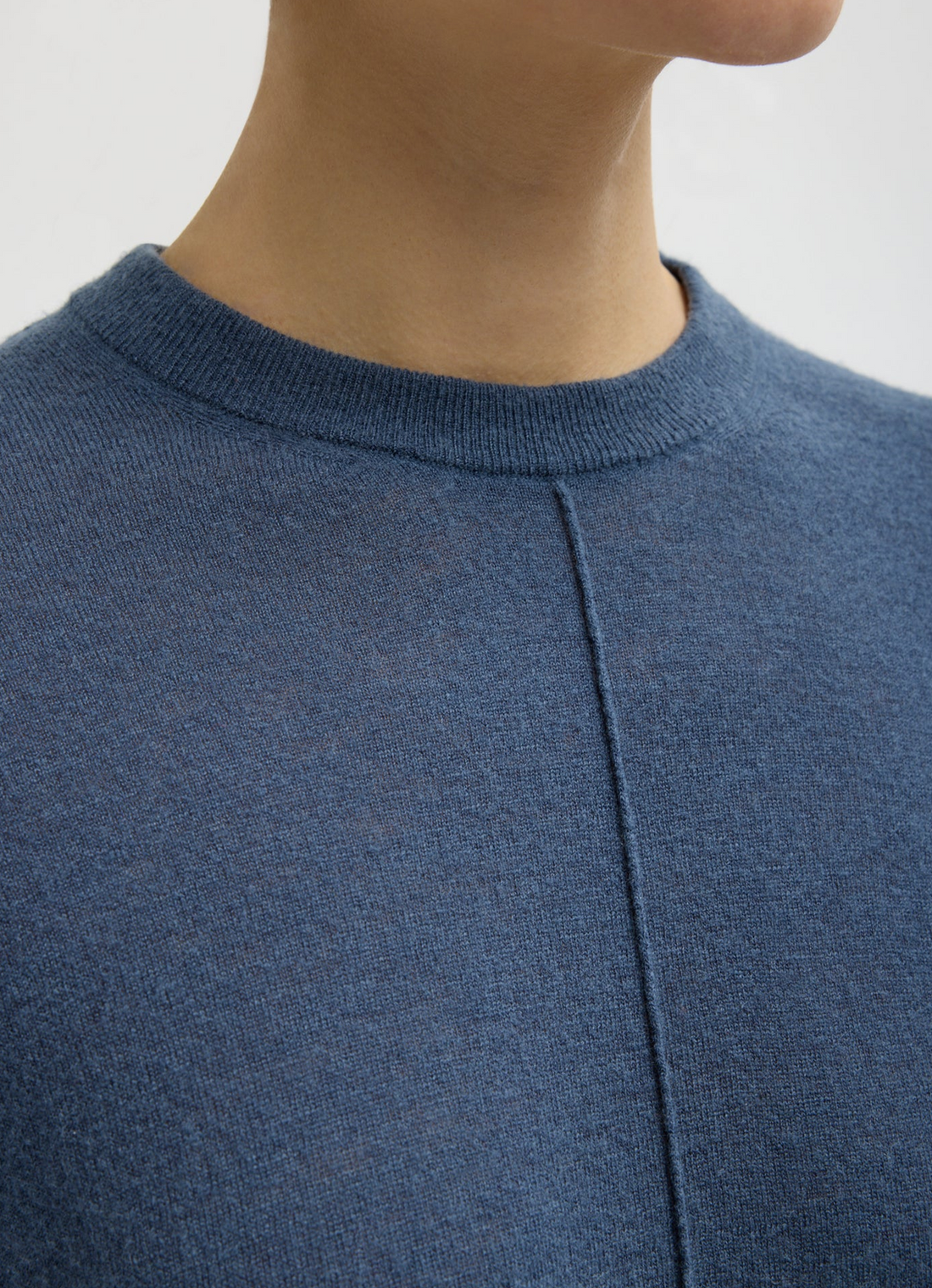 Skinlike Mercerized Wool Pullover