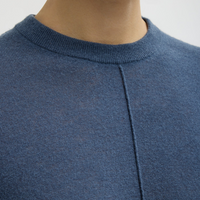 Skinlike Mercerized Wool Pullover