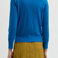 Skinlike Mercerized Wool Cardigan
