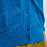 Skinlike Mercerized Wool Cardigan