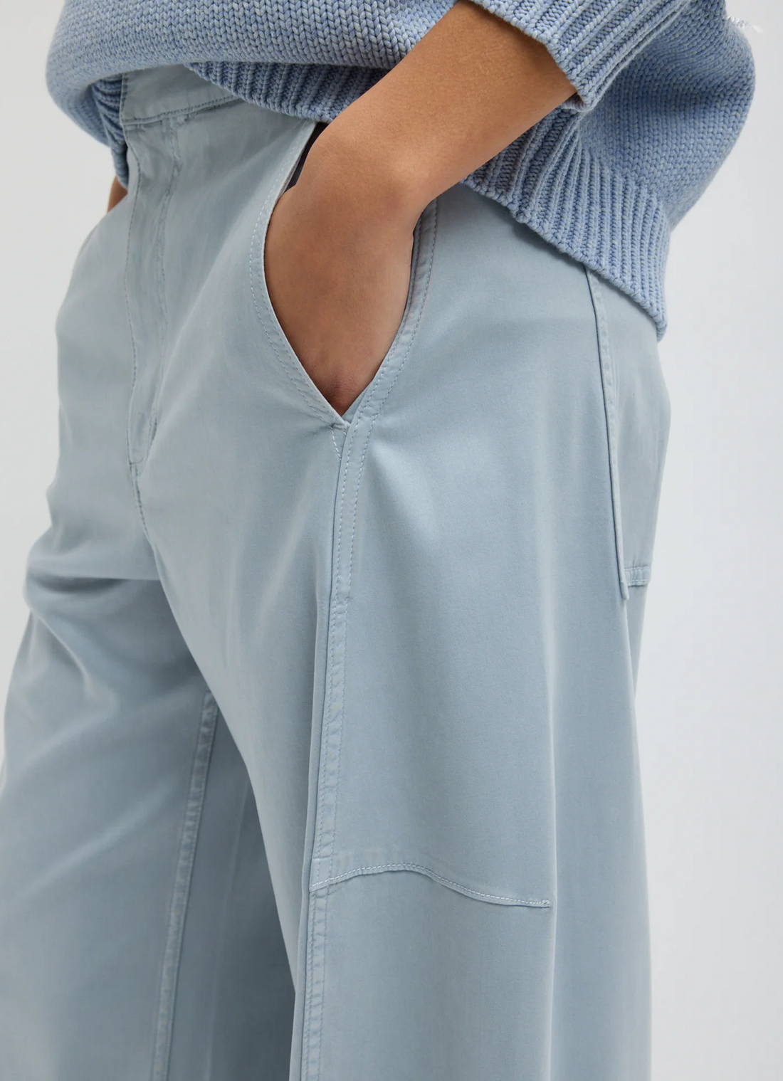 Twill Sid Pant Cool Slate