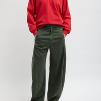 Twill Sid Pant Army Green