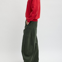 Twill Sid Pant Army Green