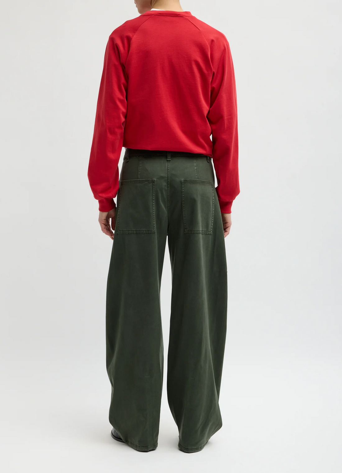 Twill Sid Pant Army Green