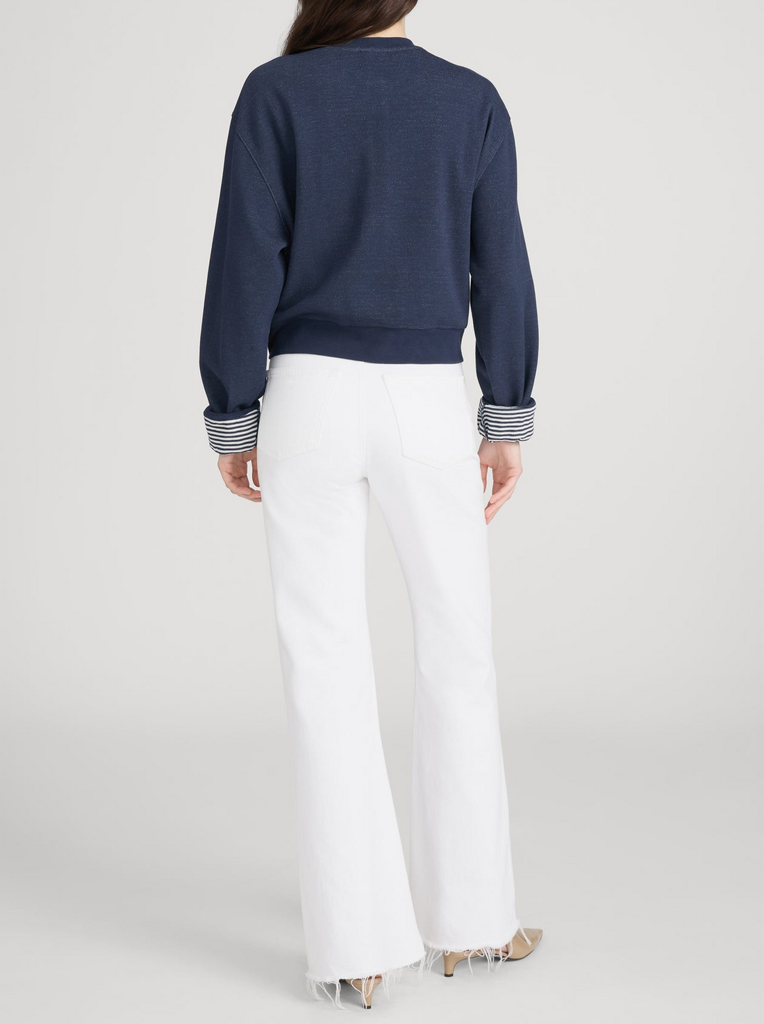 The Stripe Cuff Sweatshirt