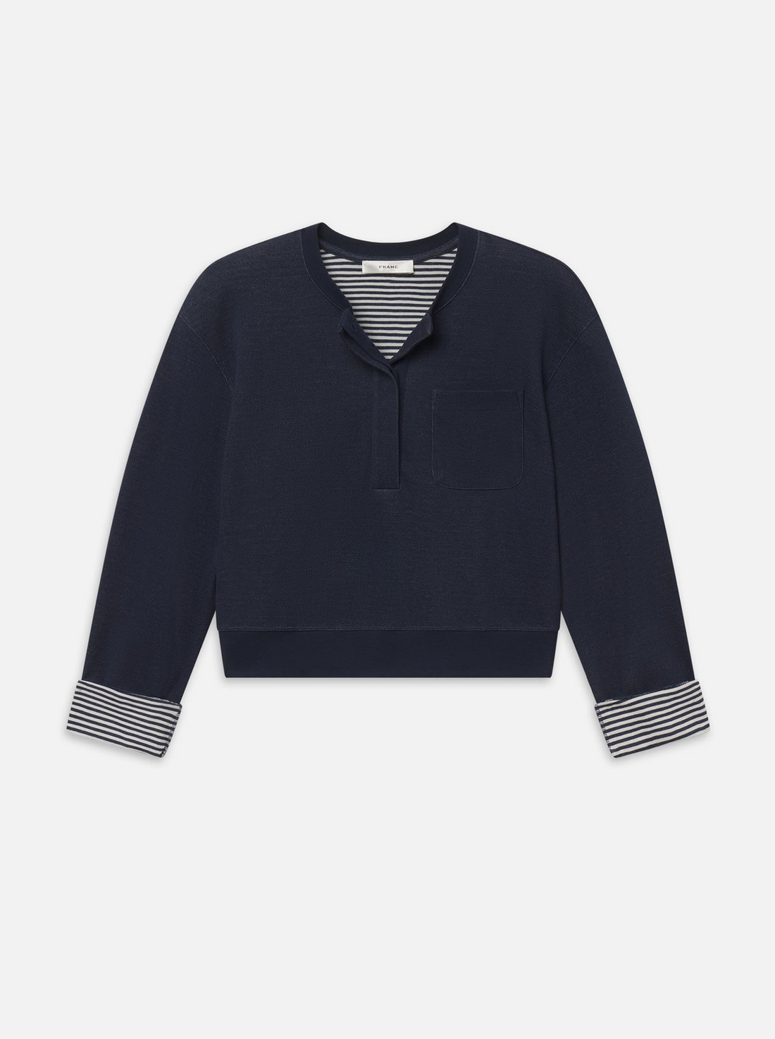 The Stripe Cuff Sweatshirt