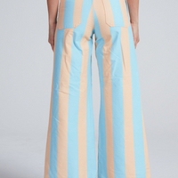 Cropped Sailor Palm Stripe