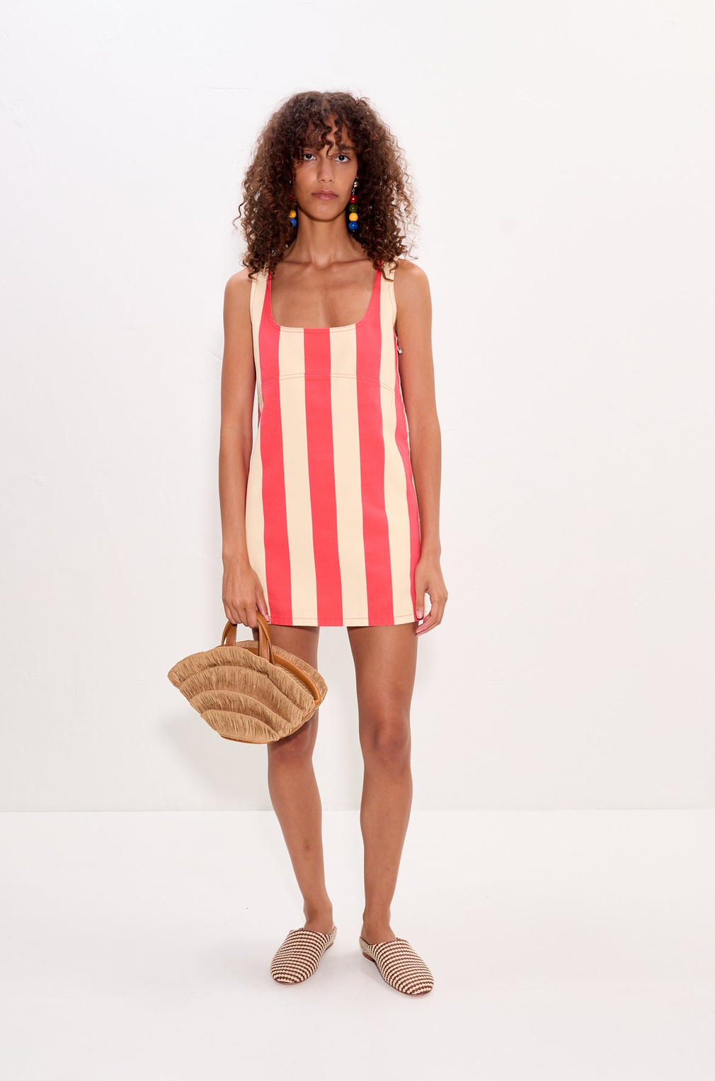 Sahara Striped Denim Dress