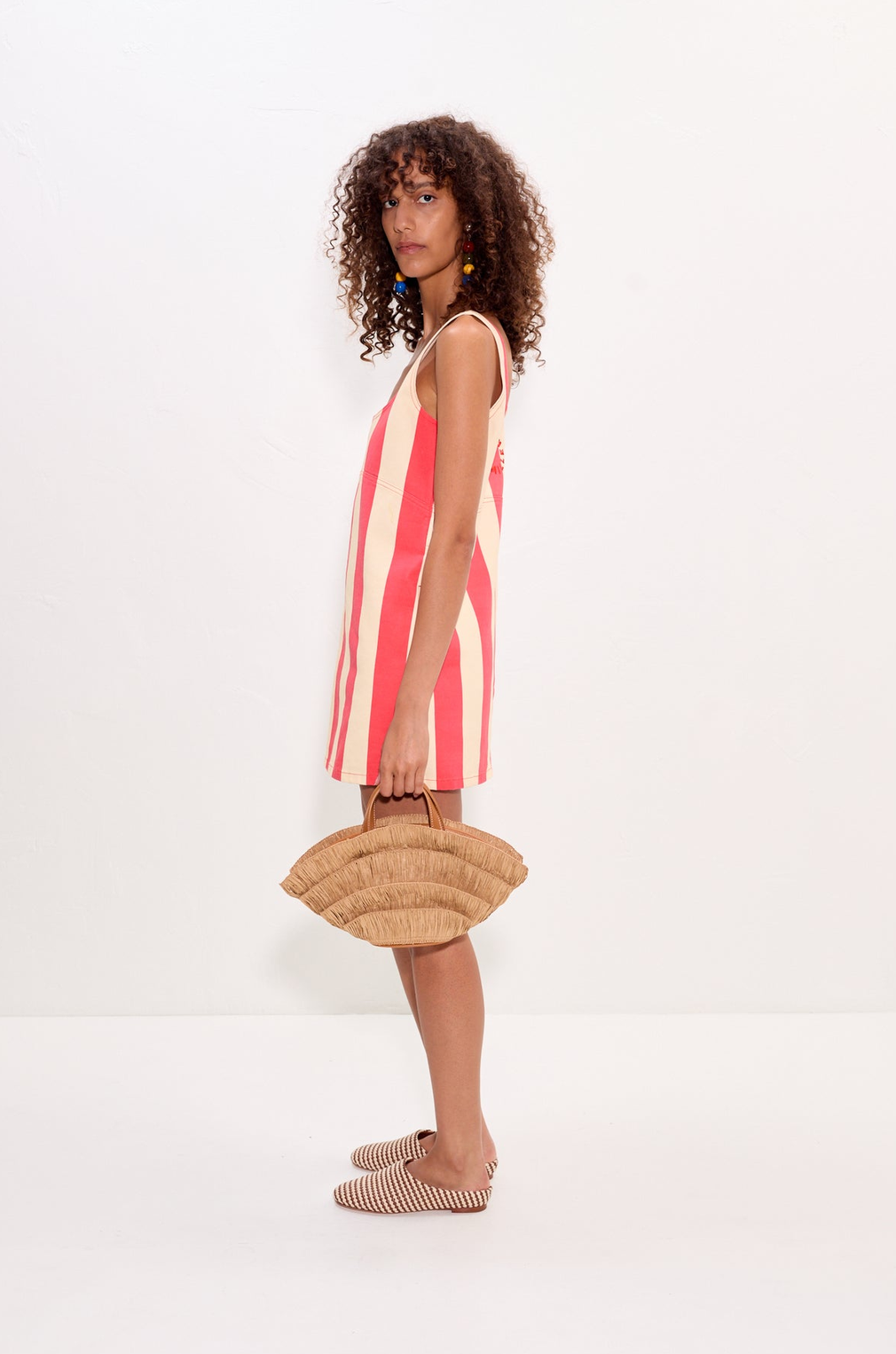 Sahara Striped Denim Dress