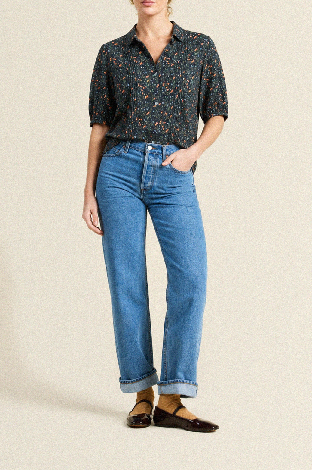 Nadine Blouse Marin Ditsy