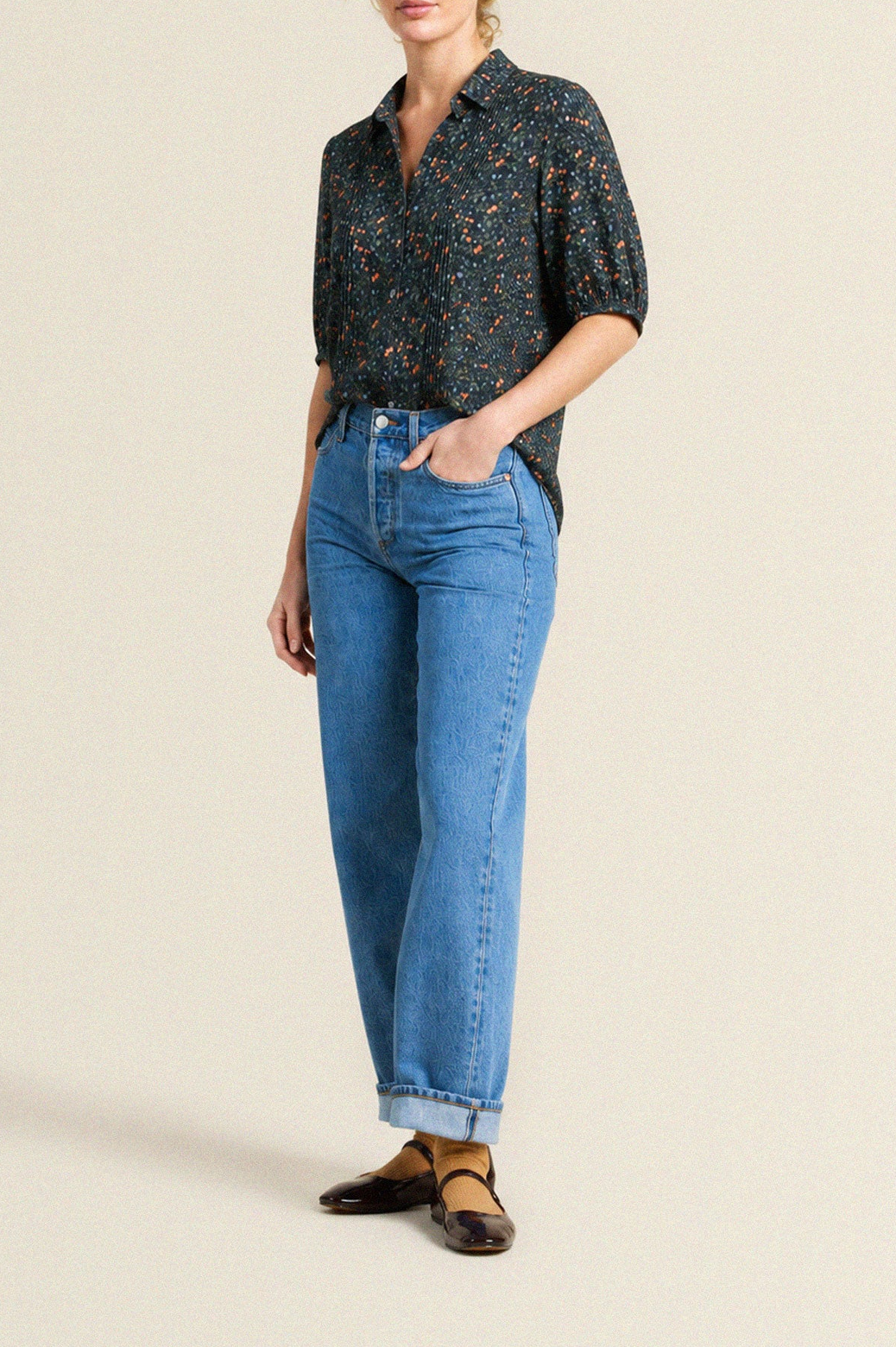Nadine Blouse Marin Ditsy