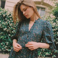 Sylvie Dress Marin Ditsy