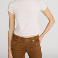 The Contrast Stitch Baby Tee