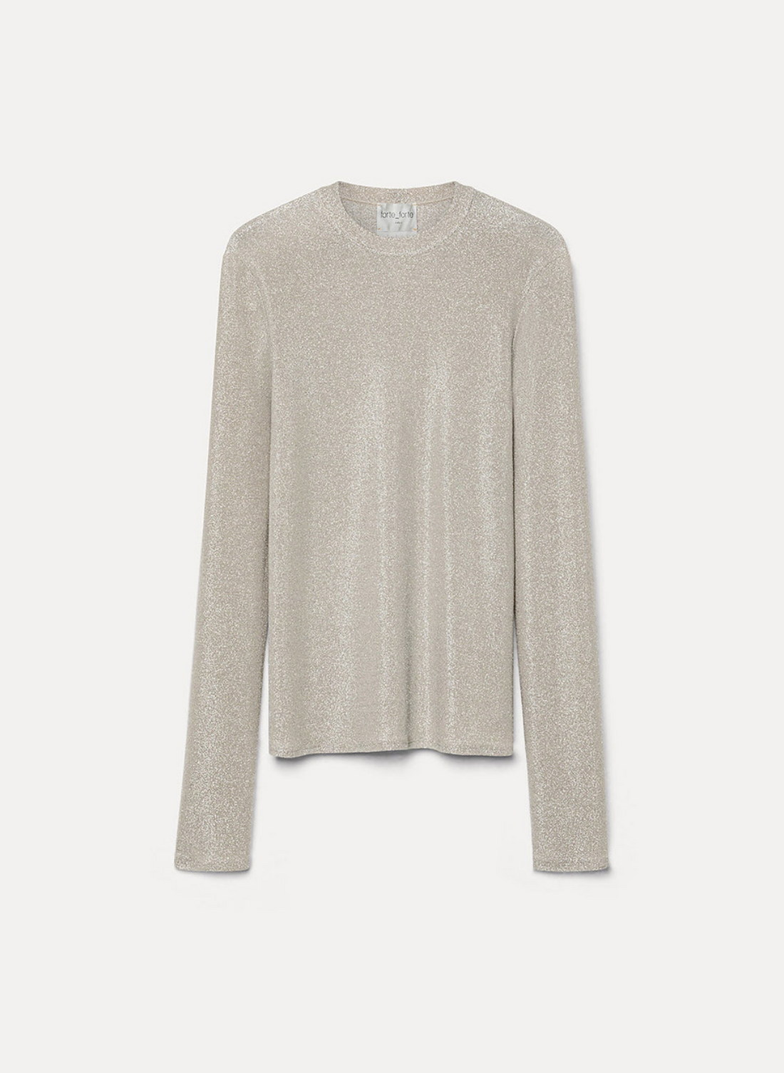 Lurex Jersey Crewneck Moon