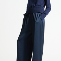 Elodie Layered Crewneck Midnight