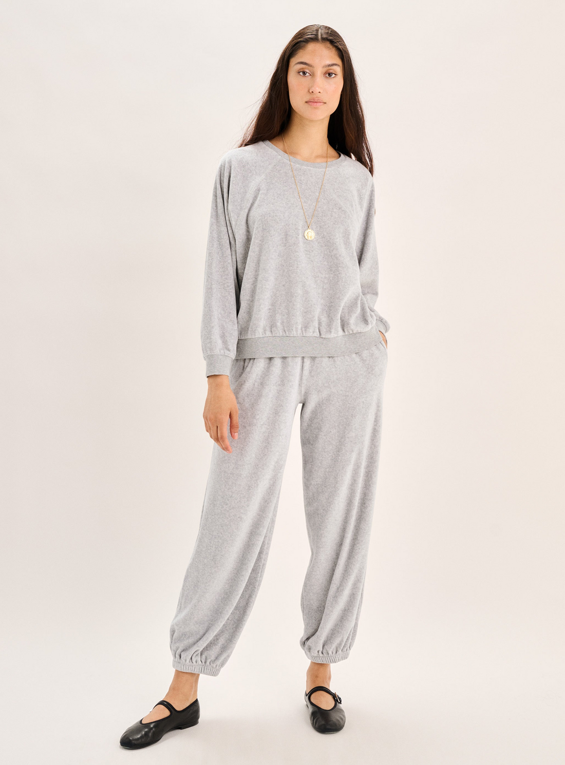 Paxos Velour Pant Grey