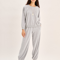 Paxos Velour Pant Grey