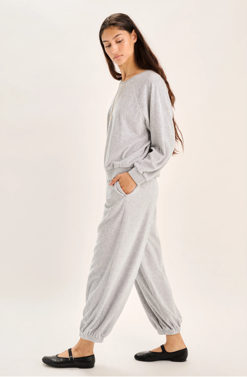 Paxos Velour Pant Grey