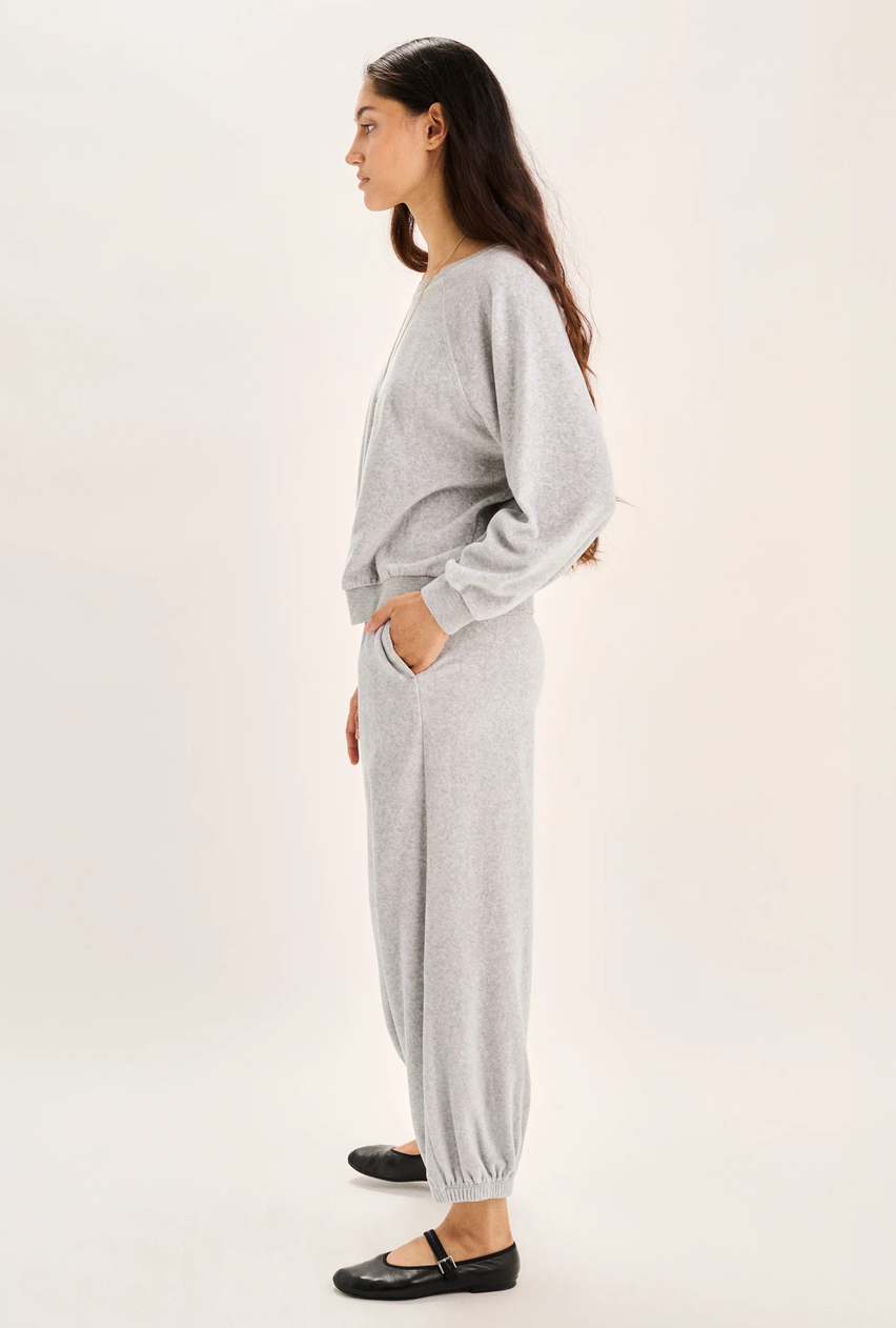 Paxos Velour Pant Grey