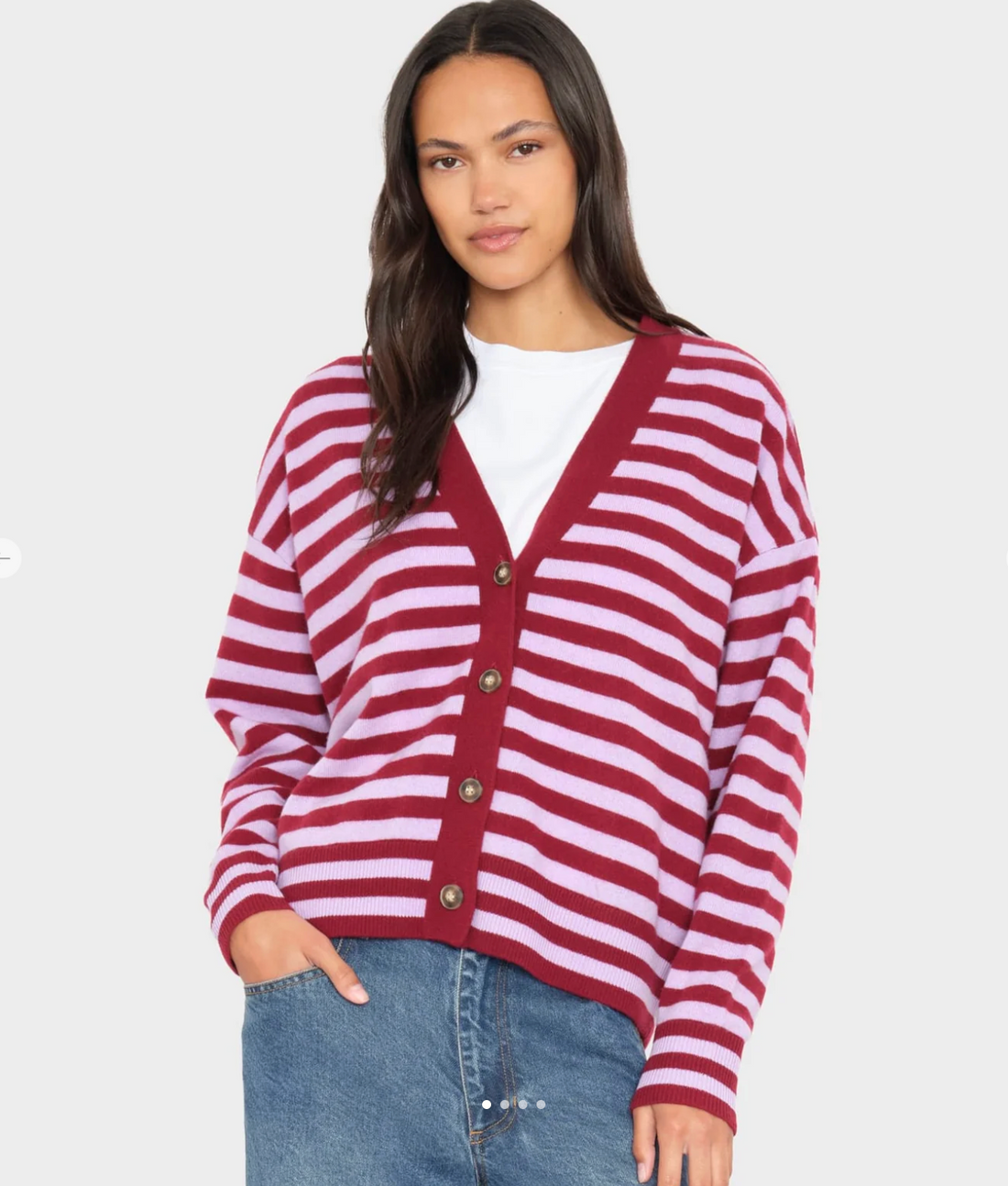 Estelle Cardigan Garnet