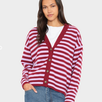 Estelle Cardigan Garnet
