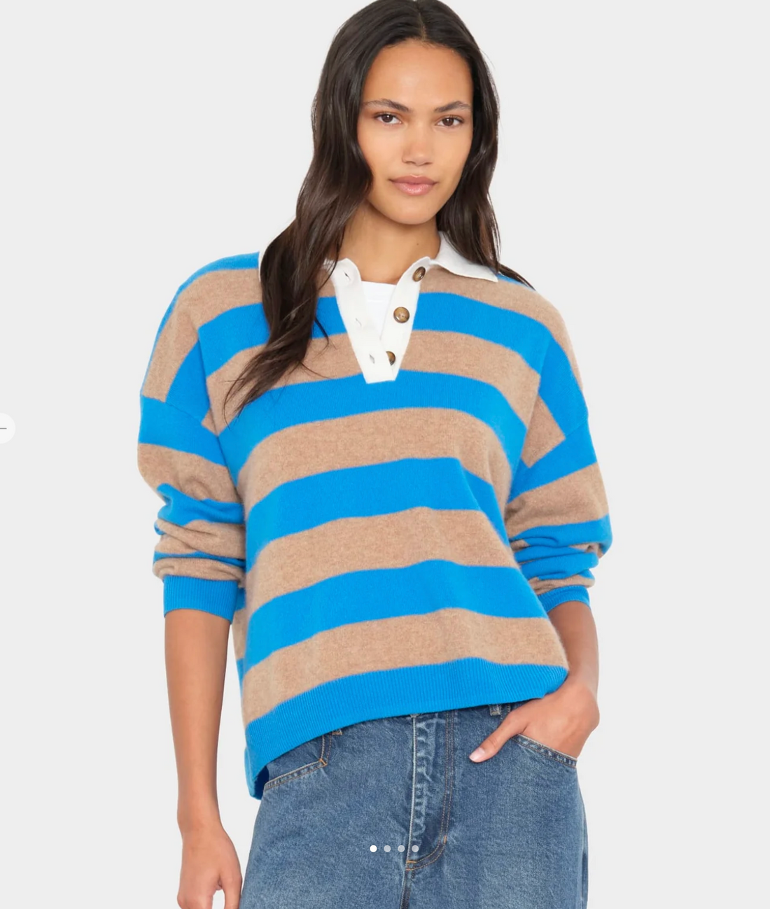 Braxton Sweater Cobalt Sand