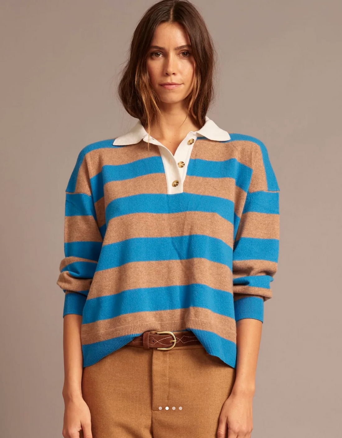 Braxton Sweater Cobalt Sand