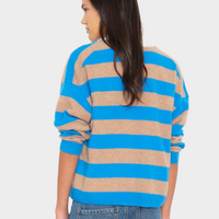 Braxton Sweater Cobalt Sand