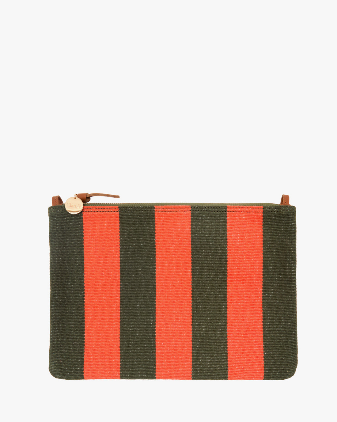 Striped Flat Clutch