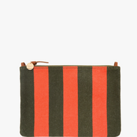 Striped Flat Clutch