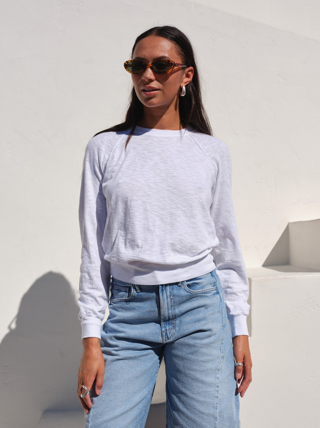 Jersey Raglan Sweatshirt Tee