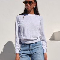 Jersey Raglan Sweatshirt Tee