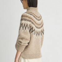 Fair Isle Mock Neck
