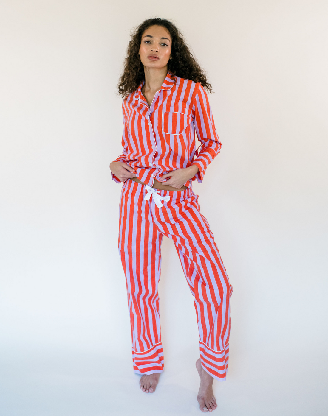 Leighton Striped Pajama Set