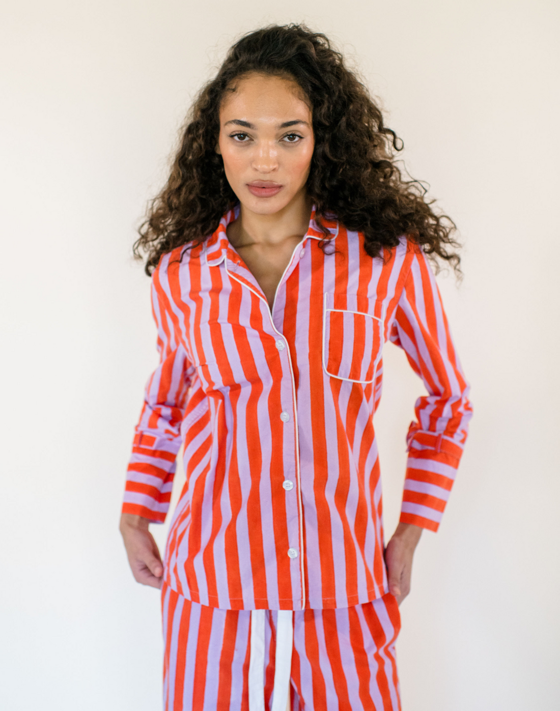 Leighton Striped Pajama Set