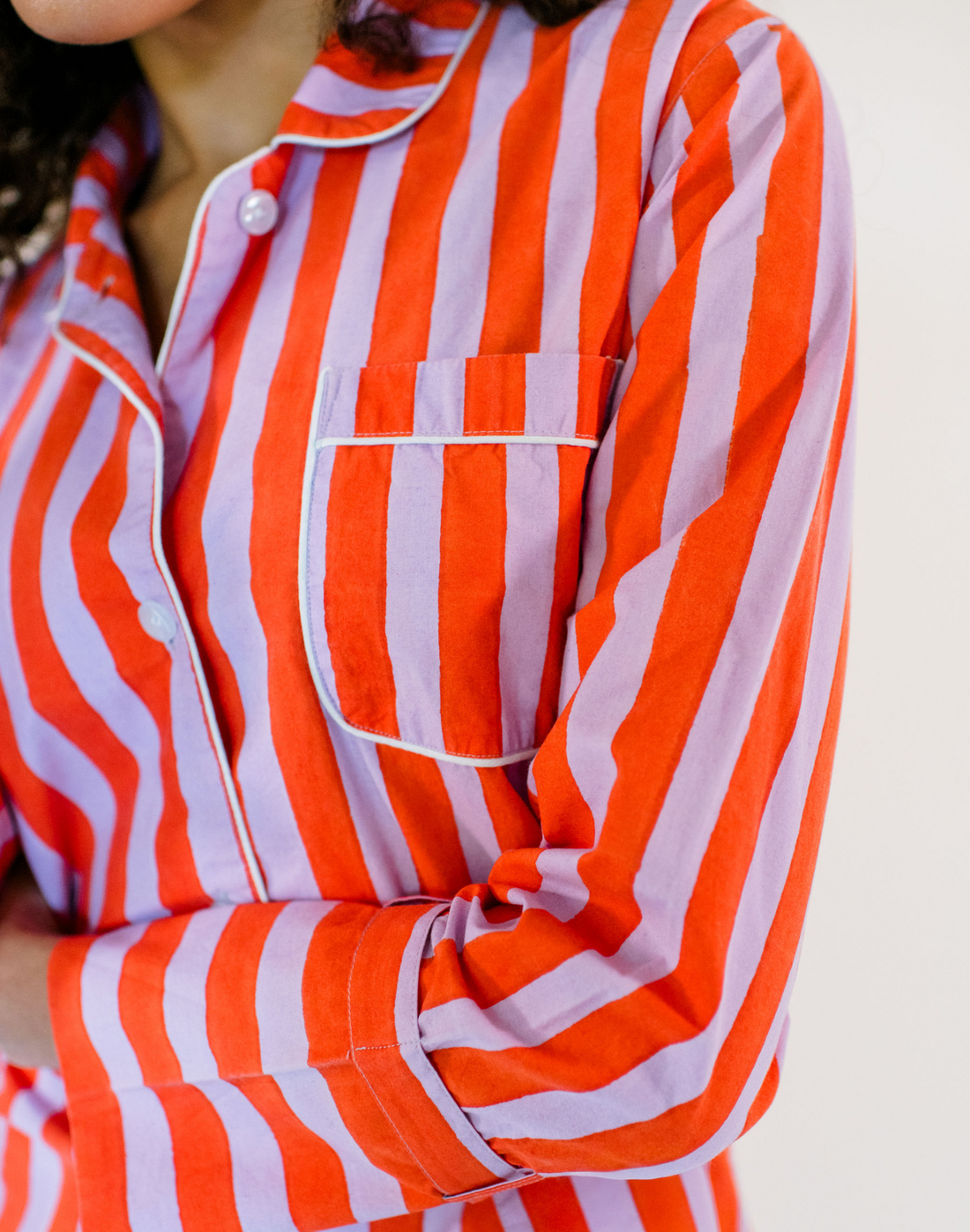 Leighton Striped Pajama Set