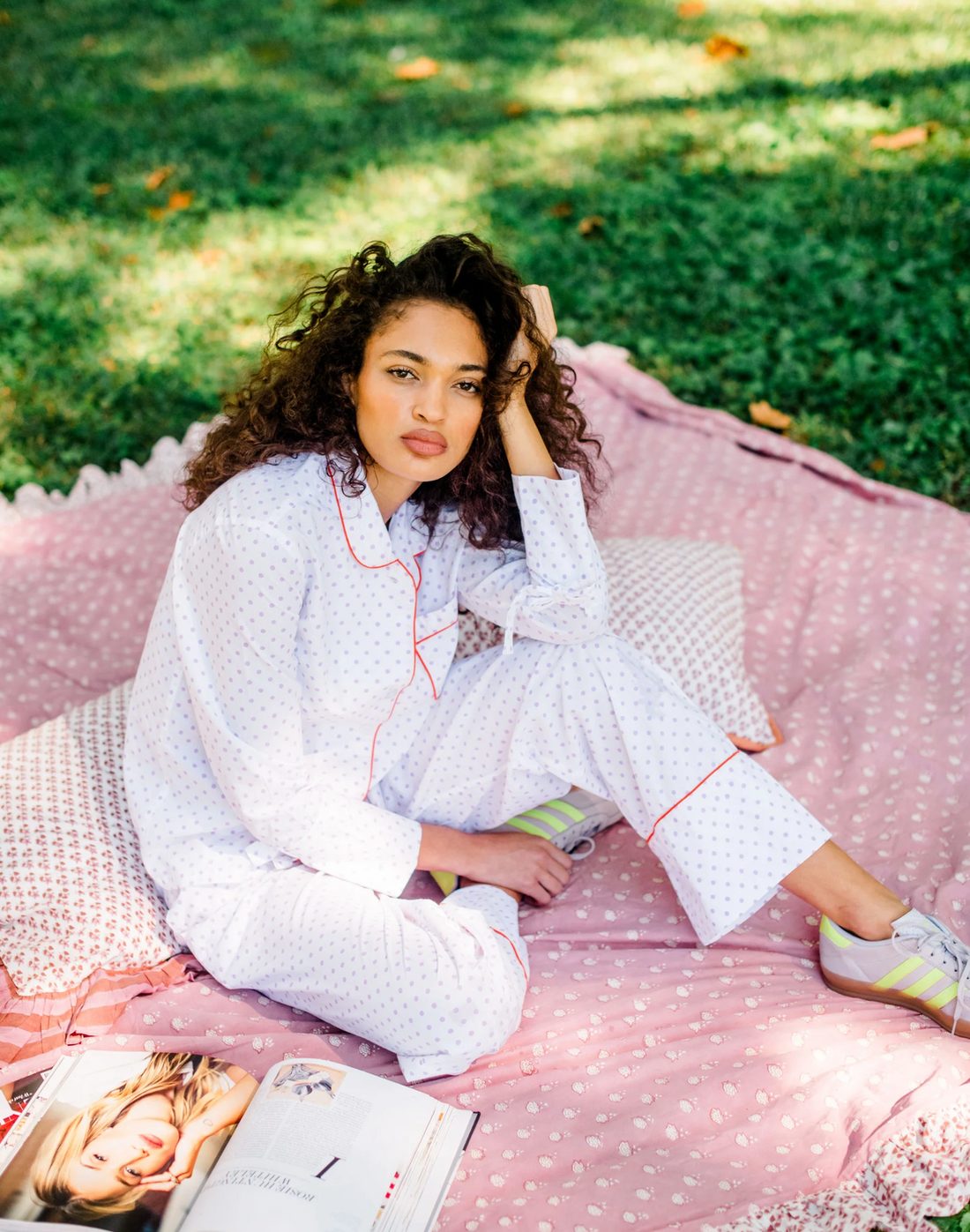 Leighton Dot Pajama Set