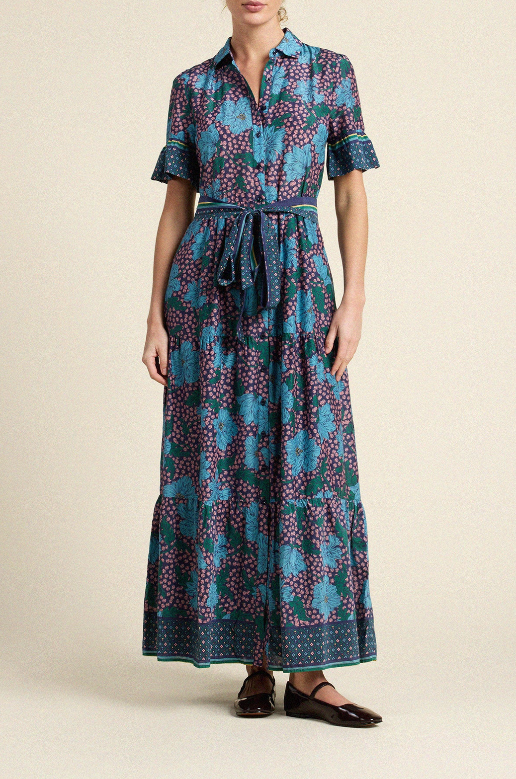 Martine Midnight Trellis Dress