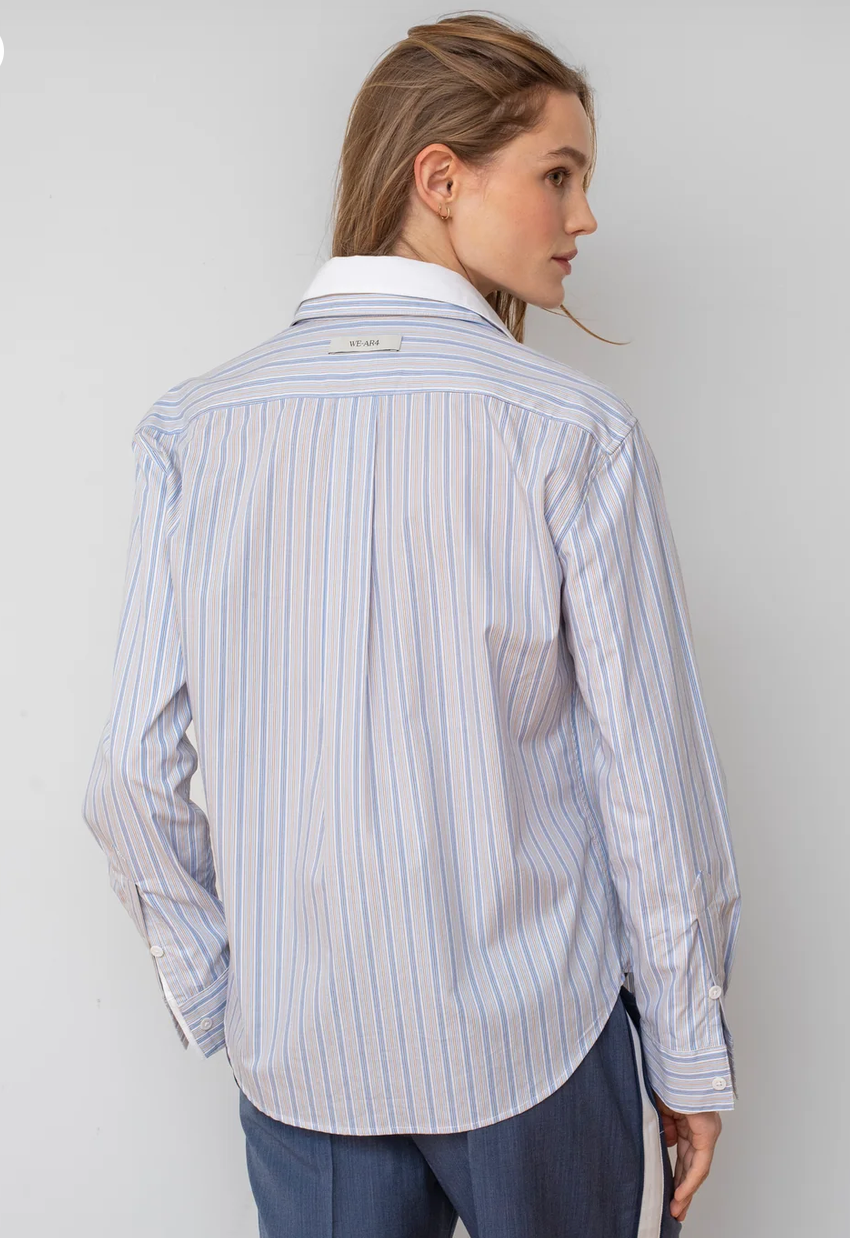 The Layered Shirt Pinstripe