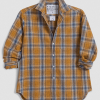Eileen Gold Plaid Button Up