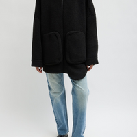 Cozy Fleece Cubic Zipup Bomber