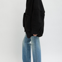 Cozy Fleece Cubic Zipup Bomber