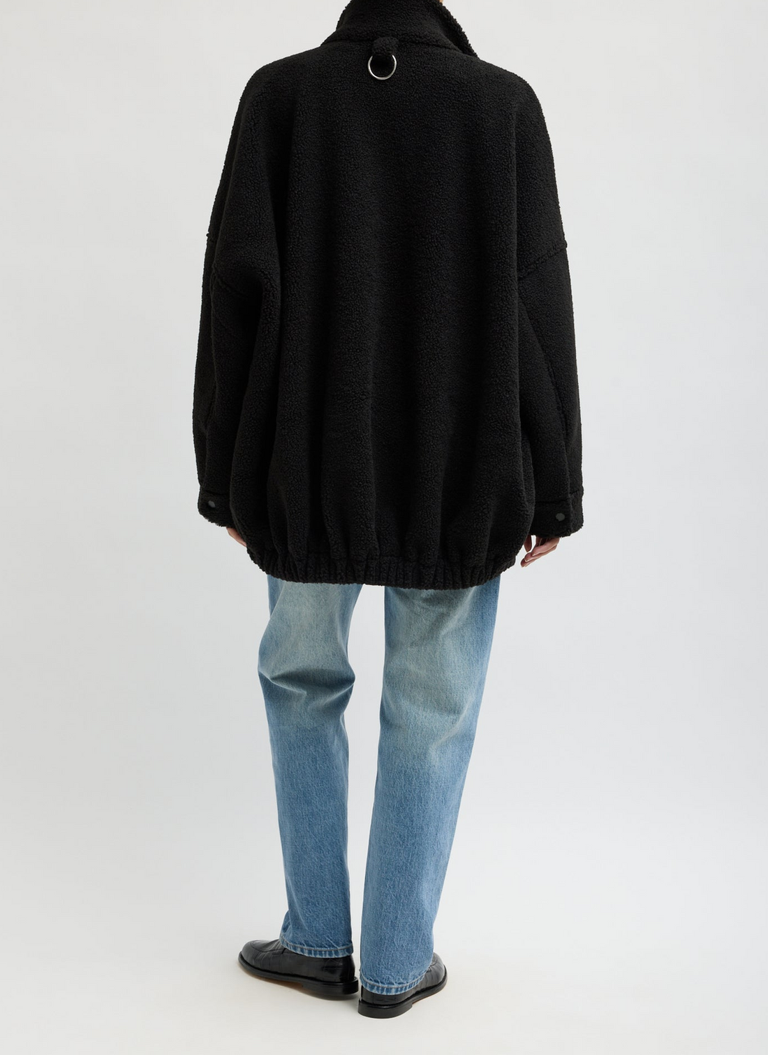 Cozy Fleece Cubic Zipup Bomber