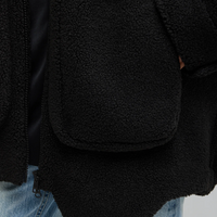 Cozy Fleece Cubic Zipup Bomber