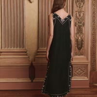 The Embroidered Floral Slip Dress