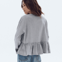 The Long Sleeve Ruffle Tee
