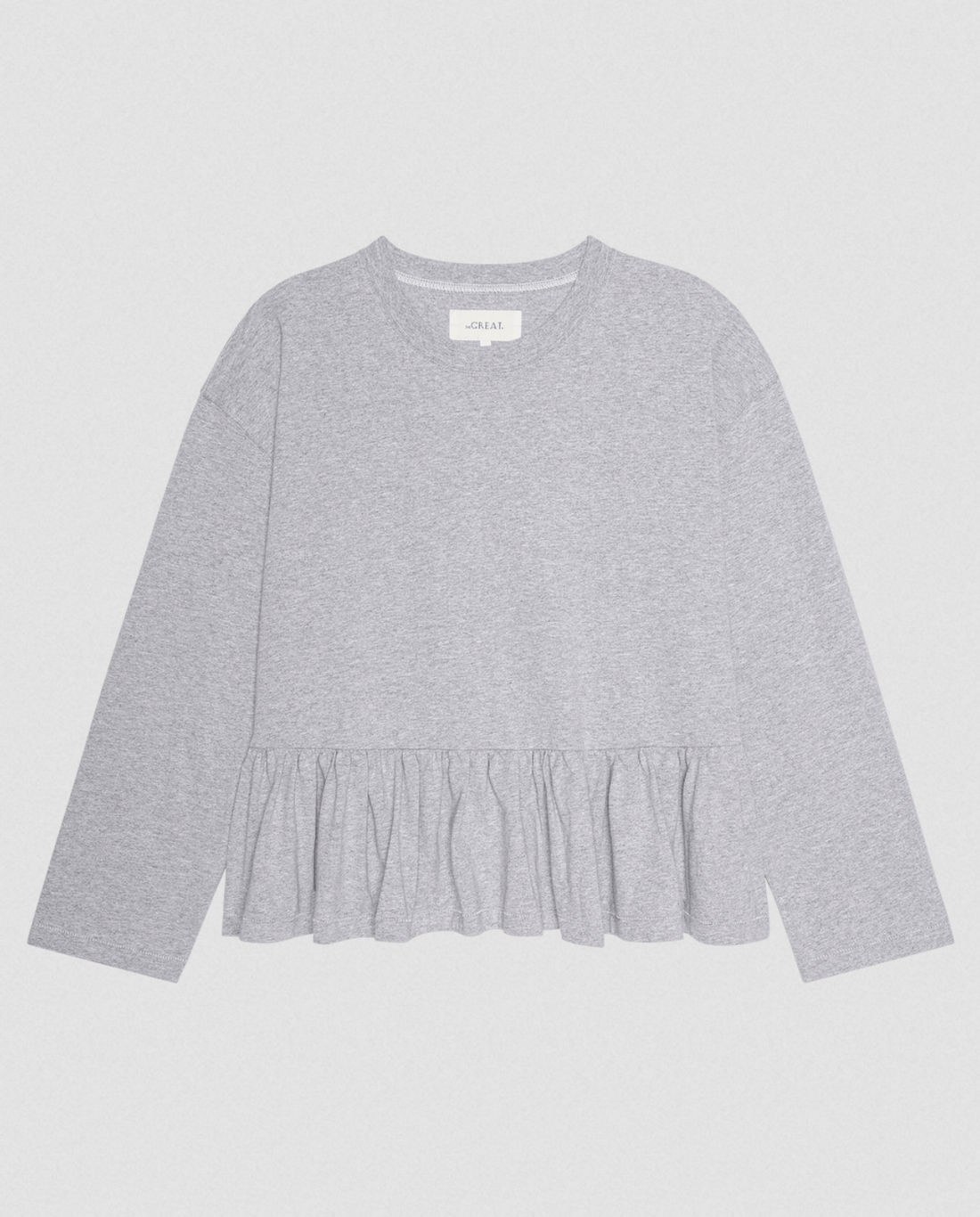 The Long Sleeve Ruffle Tee